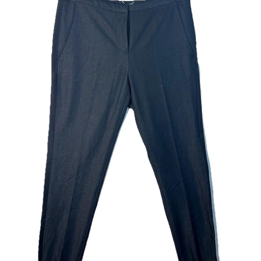 T Tahari Black Dress Pants Tailored Straight Leg